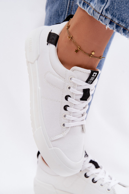 sieviešu puszābaki Big Star NN274444 Memory Foam System baltas krāsas