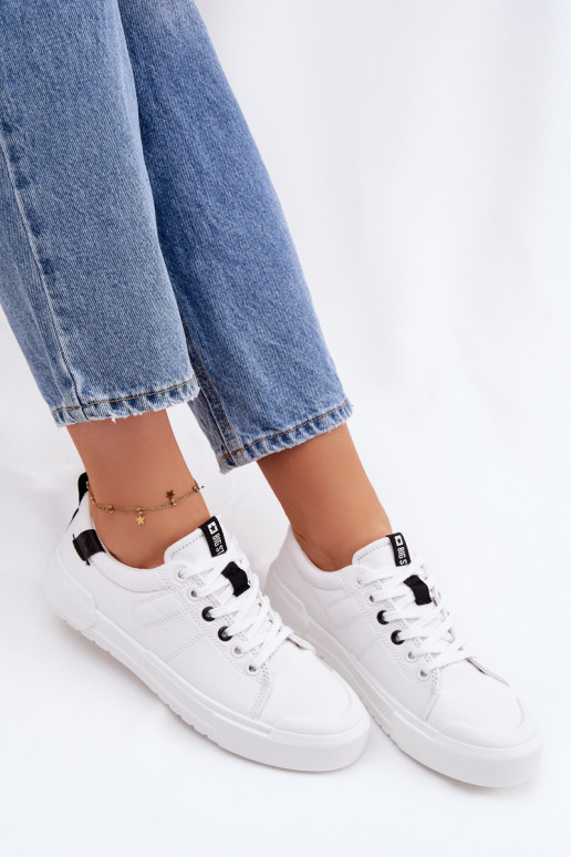 sieviešu puszābaki Big Star NN274444 Memory Foam System baltas krāsas