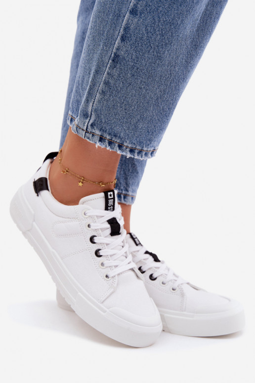 sieviešu puszābaki Big Star NN274444 Memory Foam System baltas krāsas