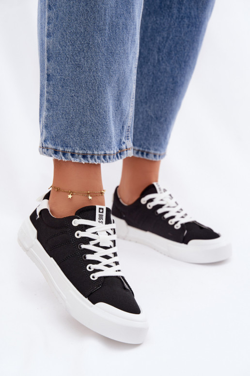 sieviešu puszābaki Big Star NN274446 Memory Foam System melnas krāsas