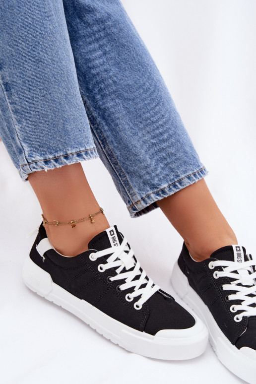 sieviešu puszābaki Big Star NN274446 Memory Foam System melnas krāsas