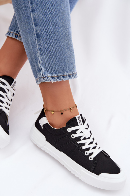 sieviešu puszābaki Big Star NN274446 Memory Foam System melnas krāsas