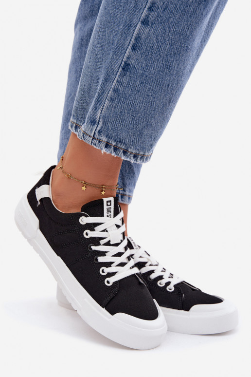 sieviešu puszābaki Big Star NN274446 Memory Foam System melnas krāsas