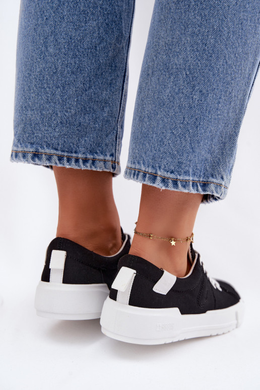 sieviešu puszābaki Big Star NN274446 Memory Foam System melnas krāsas