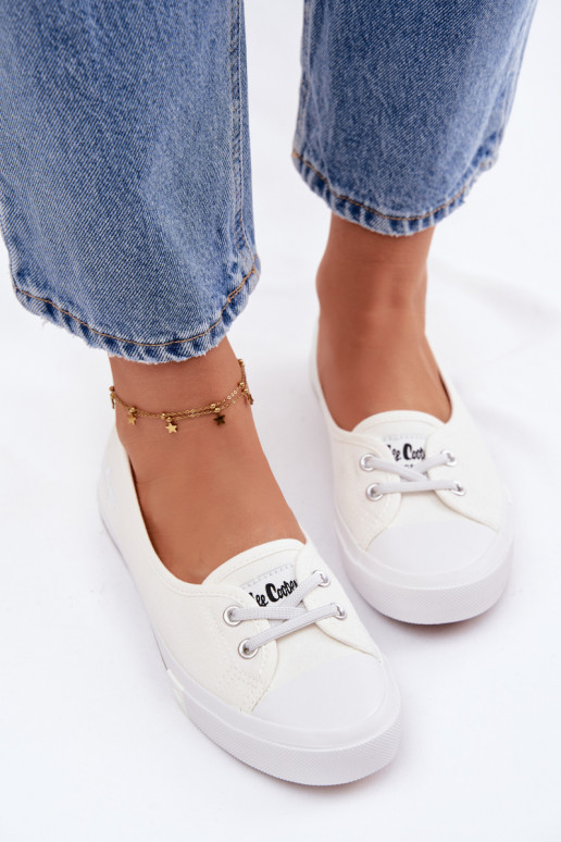 Sporta apavi sieviešu puszābaki Lee Cooper LCIN-26-31-4356 baltas krāsas