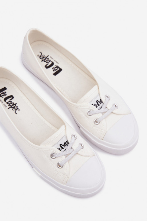 Sporta apavi sieviešu puszābaki Lee Cooper LCIN-26-31-4356 baltas krāsas