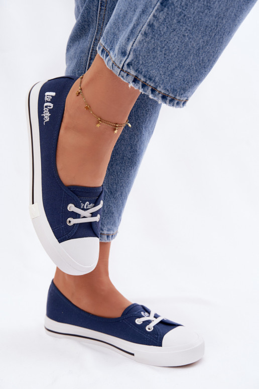 Sporta apavi sieviešu puszābaki Lee Cooper LCIN-26-31-4355 tumši zilas krāsas