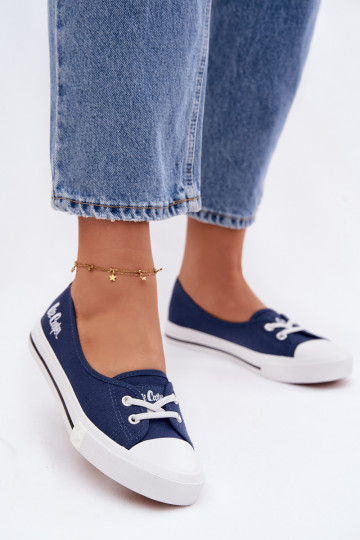 Sporta apavi sieviešu puszābaki Lee Cooper LCIN-26-31-4355 tumši zilas krāsas 2