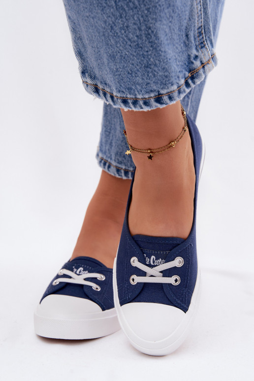 Sporta apavi sieviešu puszābaki Lee Cooper LCIN-26-31-4355 tumši zilas krāsas