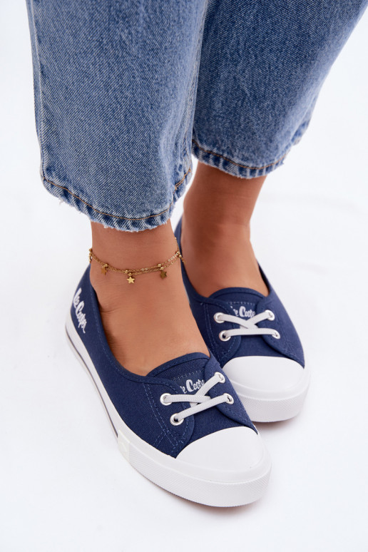 Sporta apavi sieviešu puszābaki Lee Cooper LCIN-26-31-4355 tumši zilas krāsas