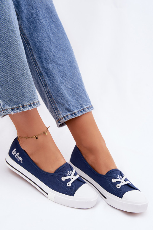 Sporta apavi sieviešu puszābaki Lee Cooper LCIN-26-31-4355 tumši zilas krāsas