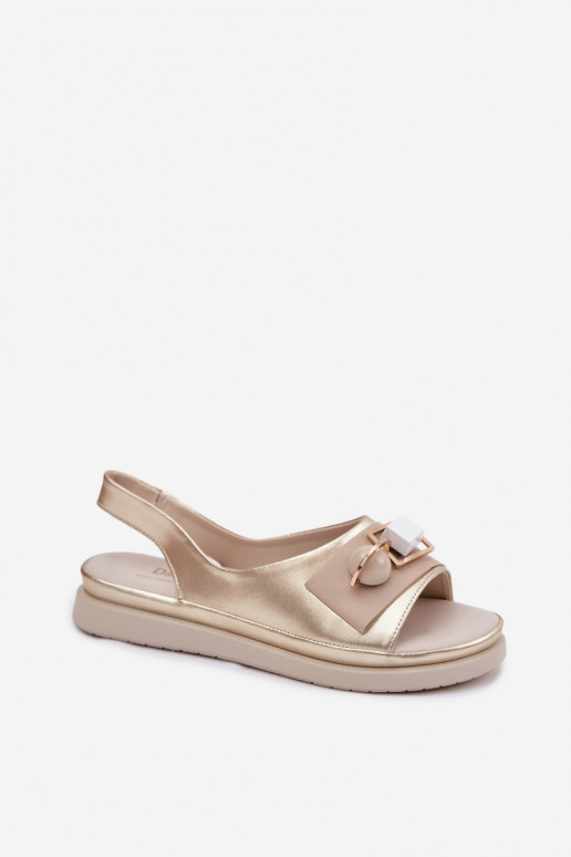 Sieviešu basenes Sieviešu ar ornamentiem D&A GR61-5932 Zelta krāsas