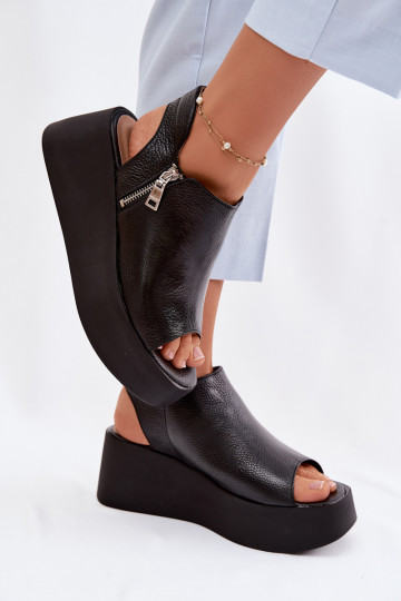 Āda ar platformus basenes Zazoo 1792 melnas krāsas