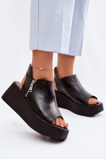 Āda ar platformus basenes Zazoo 1792 melnas krāsas 2