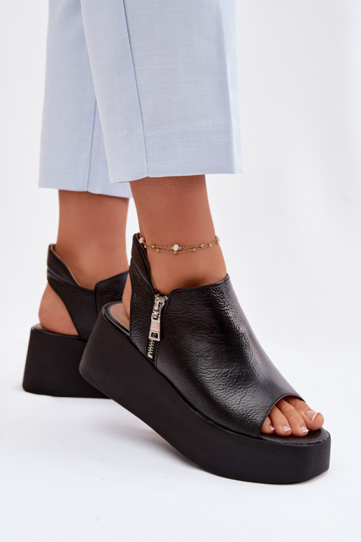 Āda ar platformus basenes Zazoo 1792 melnas krāsas