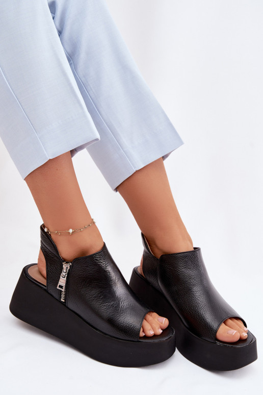 Āda ar platformus basenes Zazoo 1792 melnas krāsas