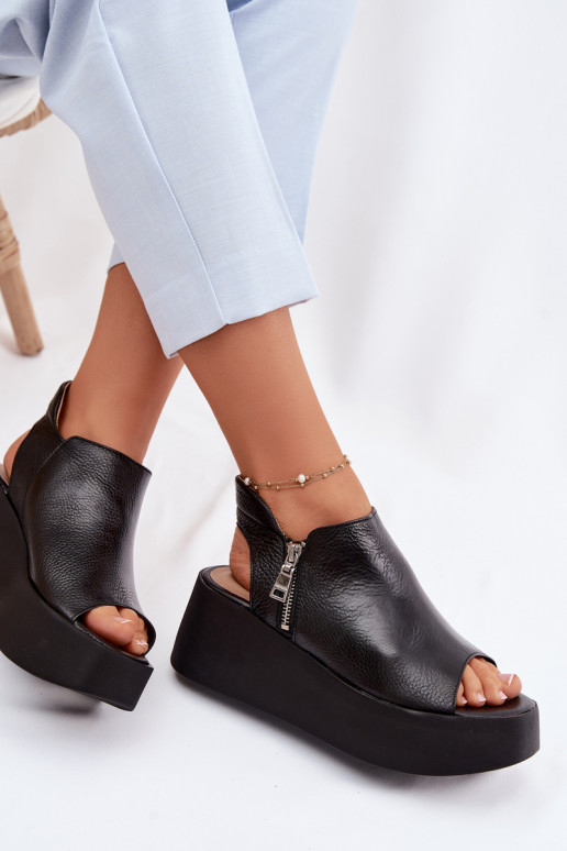 Āda ar platformus basenes Zazoo 1792 melnas krāsas