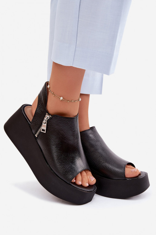 Āda ar platformus basenes Zazoo 1792 melnas krāsas