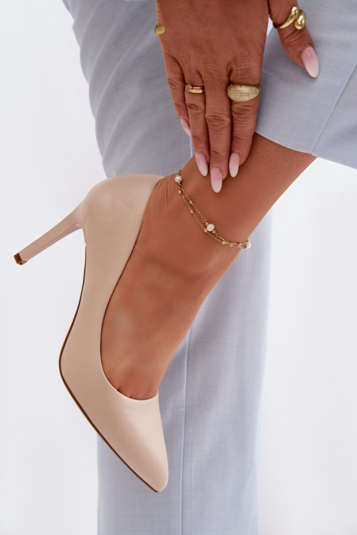 Eko Āda augstpapēžu kurpes Sergio Leone 1339 Ziloņkaula krāsas