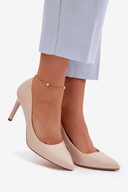 Eko Āda augstpapēžu kurpes Sergio Leone 1339 Ziloņkaula krāsas