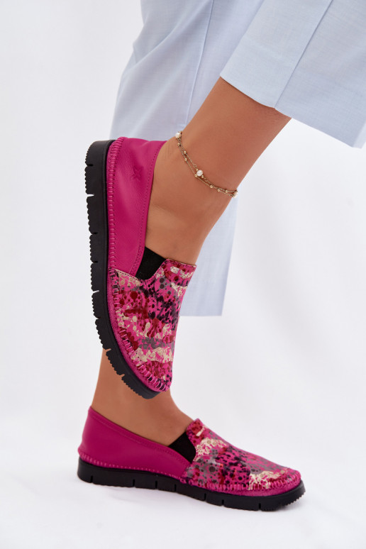 Slip-on modeļa puszābaki Tā irciejka 03512-73 rozā krāsas