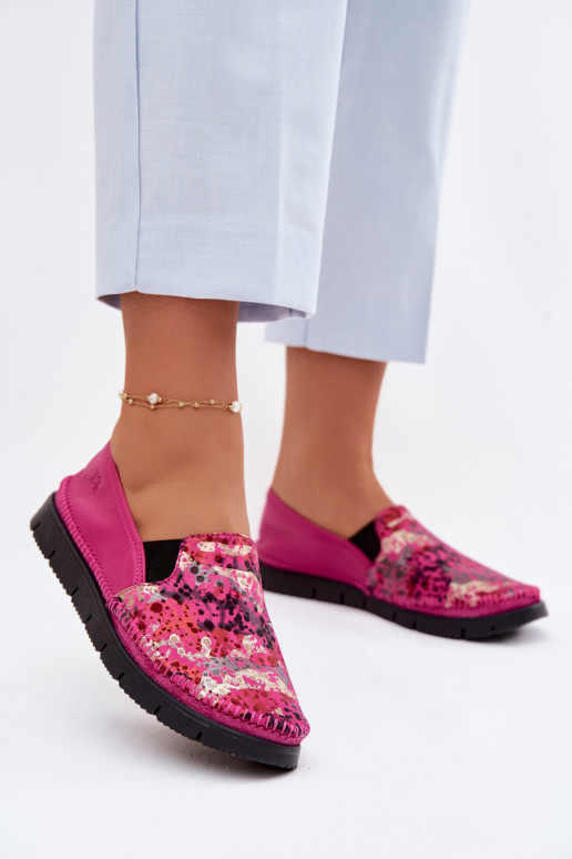 Slip-on modeļa puszābaki Tā irciejka 03512-73 rozā krāsas