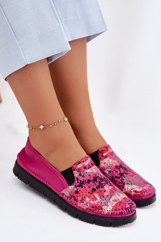 Slip-on modeļa puszābaki Tā irciejka 03512-73 rozā krāsas