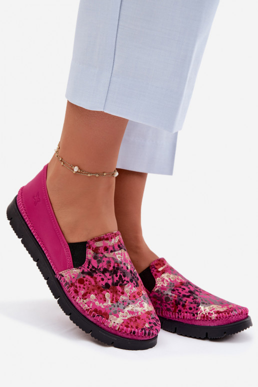 Slip-on modeļa puszābaki Tā irciejka 03512-73 rozā krāsas