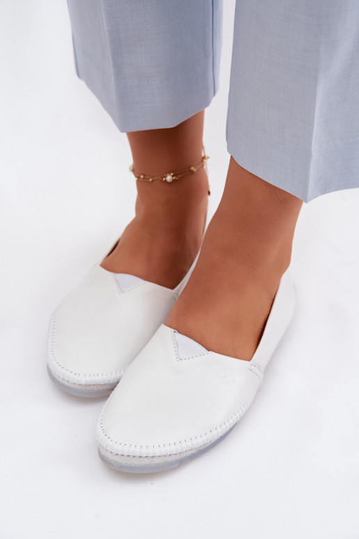 Sieviešu Balerīnas Tā irciejka 01930-11 baltas krāsas