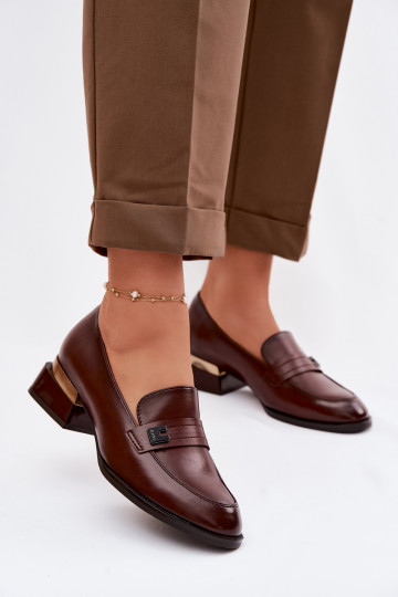 apavi Sieviešu Klockā Vinceza 58625 brūnas krāsas 2