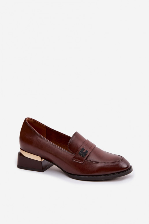 apavi Sieviešu Klockā Vinceza 58625 brūnas krāsas