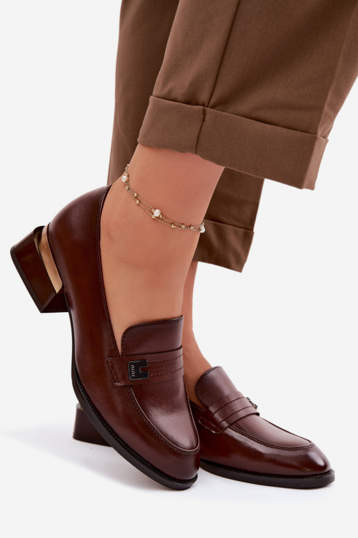 apavi Sieviešu Klockā Vinceza 58625 brūnas krāsas