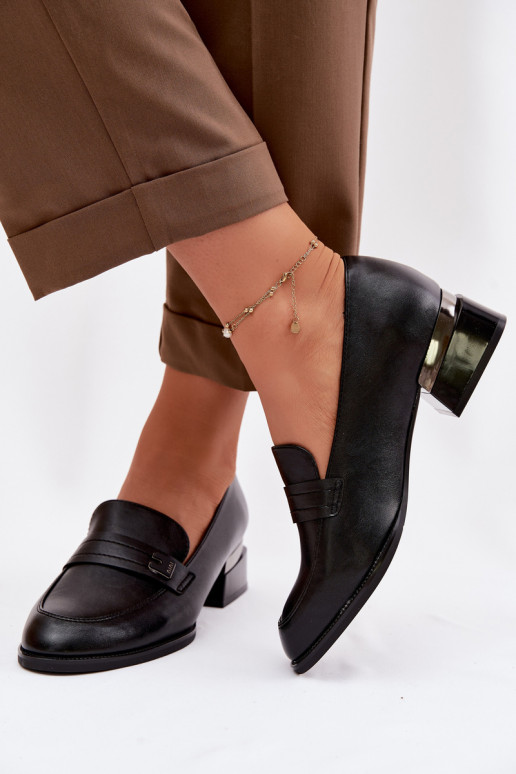 apavi Sieviešu Klockā Vinceza 58625 melnas krāsas