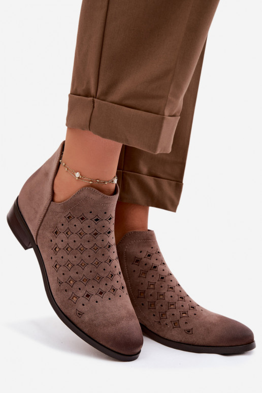 Zābaki Sieviešu ar platiem papēžiem Vinceza 58626 smilšu krāsas