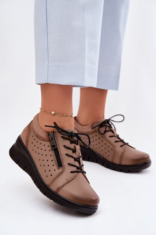 Āda apavi Sieviešu ar platformu Vinceza 39977 smilšu krāsas