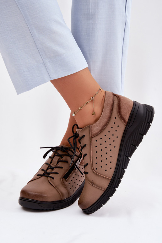 Āda apavi Sieviešu ar platformu Vinceza 39977 smilšu krāsas