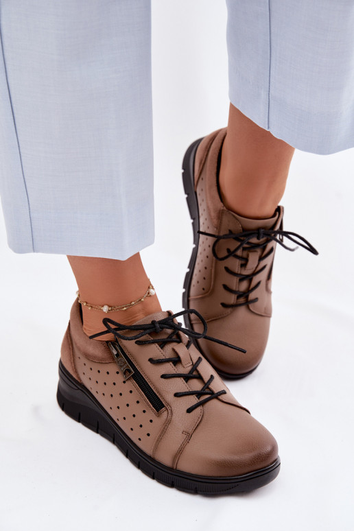 Āda apavi Sieviešu ar platformu Vinceza 39977 smilšu krāsas