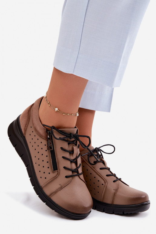 Āda apavi Sieviešu ar platformu Vinceza 39977 smilšu krāsas