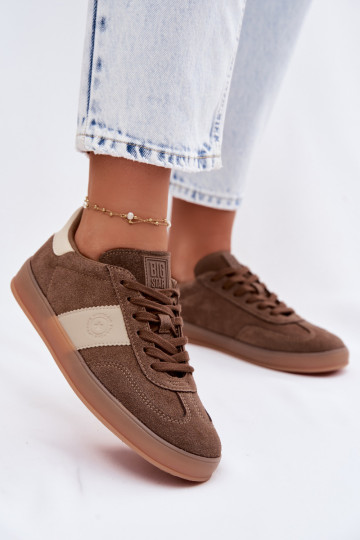 Sneakers modeļa apavi Sieviešu Big Star TT274116 brūnas krāsas 2