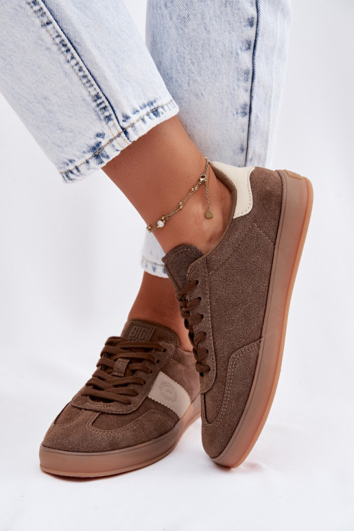 Sneakers modeļa apavi Sieviešu Big Star TT274116 brūnas krāsas