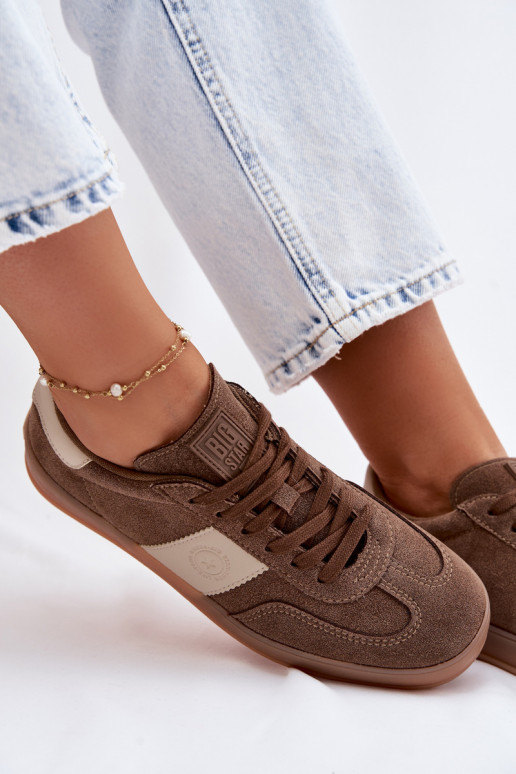 Sneakers modeļa apavi Sieviešu Big Star TT274116 brūnas krāsas