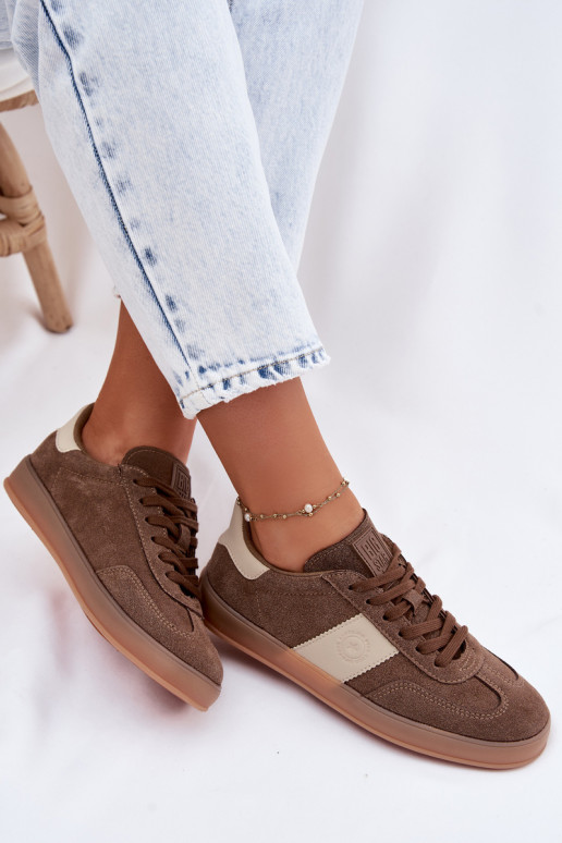 Sneakers modeļa apavi Sieviešu Big Star TT274116 brūnas krāsas