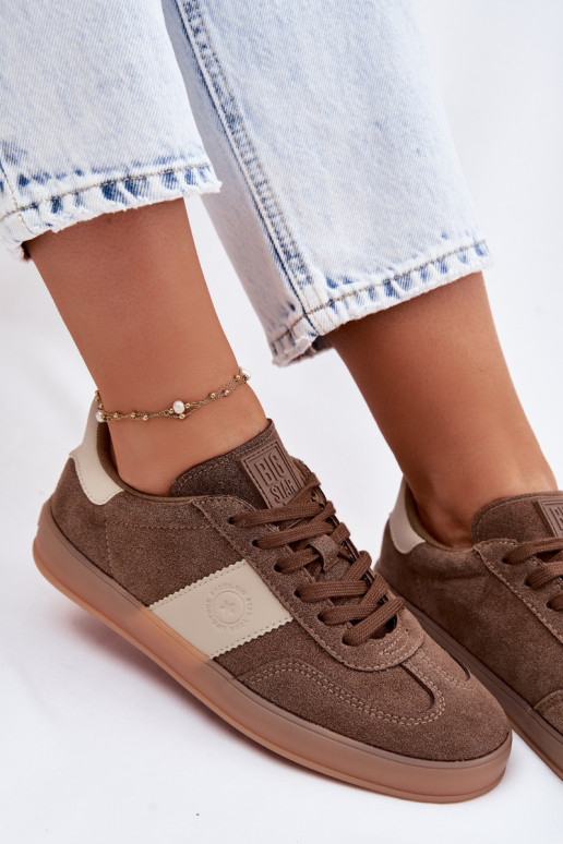 Sneakers modeļa apavi Sieviešu Big Star TT274116 brūnas krāsas