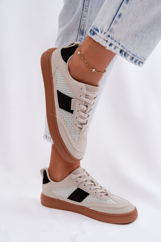 Sneakers modeļa apavi Sieviešu Big Star TT274758 Pelēkas krāsas