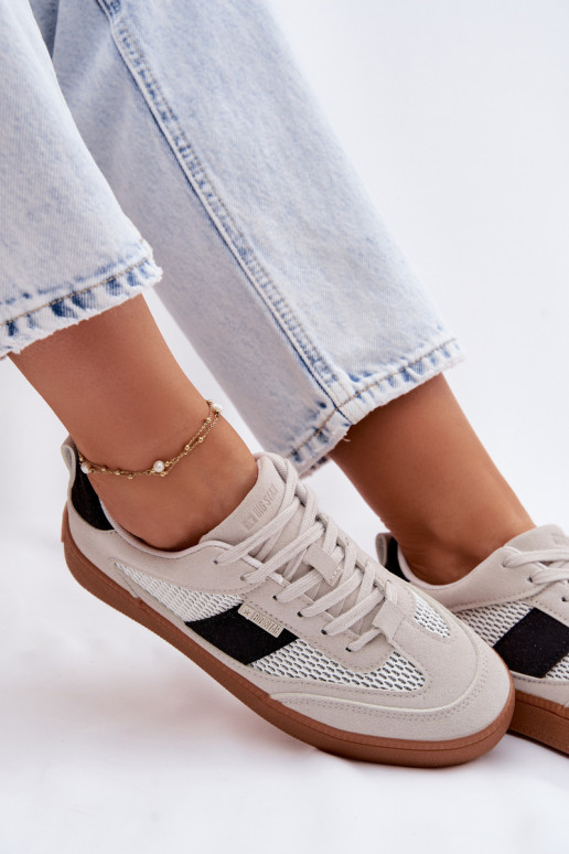 Sneakers modeļa apavi Sieviešu Big Star TT274758 Pelēkas krāsas