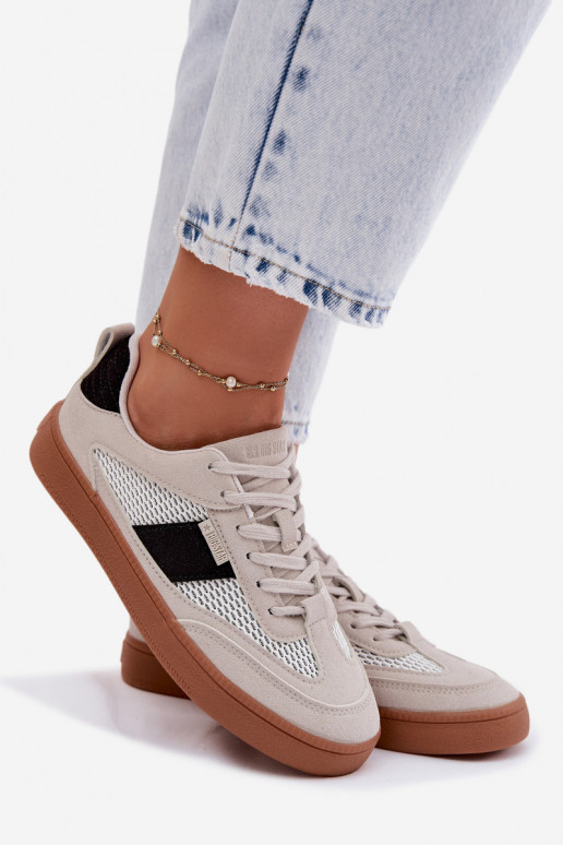 Sneakers modeļa apavi Sieviešu Big Star TT274758 Pelēkas krāsas