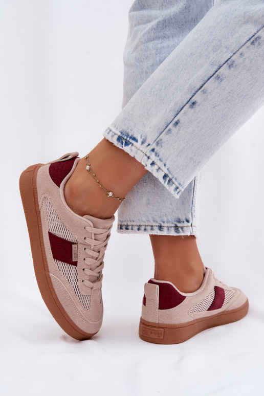 Sneakers modeļa apavi Sieviešu Big Star TT274760 Rozā krāsas