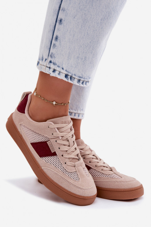 Sneakers modeļa apavi Sieviešu Big Star TT274760 Rozā krāsas