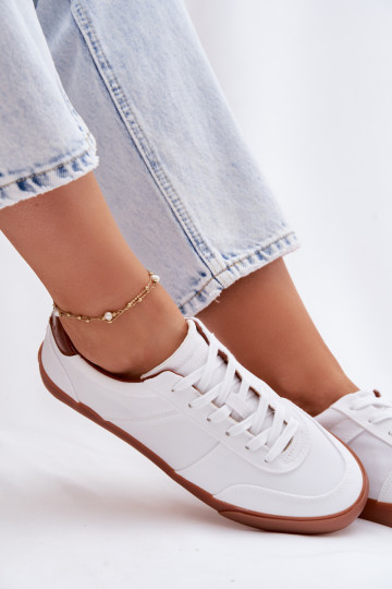 Sneakers modeļa apavi Sieviešu Big Star TT274366 baltas krāsas