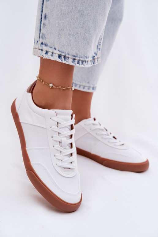 Sneakers modeļa apavi Sieviešu Big Star TT274366 baltas krāsas